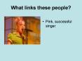 What links these people PowerPoint PPT Presentation