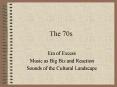 The 70s PowerPoint PPT Presentation