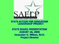 STATE ACTION FOR EDUCATION LEADERSHIP PROJECT PowerPoint PPT Presentation