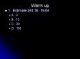Warm up PowerPoint PPT Presentation