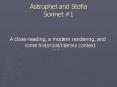Astrophel and Stella Sonnet PowerPoint PPT Presentation
