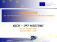 KICK OFF MEETING PowerPoint PPT Presentation