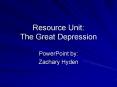 Resource Unit: The Great Depression PowerPoint PPT Presentation