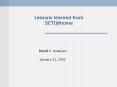 Lessons learned from SETIhome PowerPoint PPT Presentation