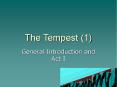 The Tempest (1) PowerPoint PPT Presentation