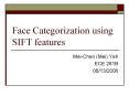 Face Categorization using SIFT features PowerPoint PPT Presentation
