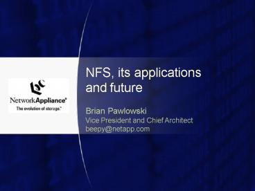 PowerPoint Presentation NetApp PowerPoint Template