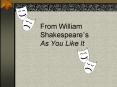 From William Shakespeares As You Like It PowerPoint PPT Presentation
