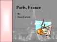 Paris, France PowerPoint PPT Presentation
