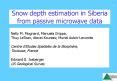Snow depth estimation in Siberia from passive microwave data PowerPoint PPT Presentation