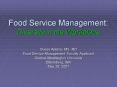 Food Service Management: Diversity in the Workplace PowerPoint PPT Presentation