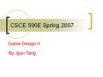 CSCE 590E Spring 2007 PowerPoint PPT Presentation