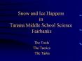 Snow and Ice Happens in Tanana Middle School Science Fairbanks PowerPoint PPT Presentation