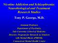 Nicotine Addiction and Schizophrenia: Neurobiological and Treatment Research Studies PowerPoint PPT Presentation