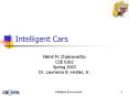 Intelligent Cars PowerPoint PPT Presentation