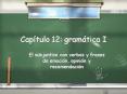 Captulo 12: gramtica I PowerPoint PPT Presentation