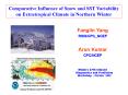 Comparative Influence of Snow and SST Variability on Extratropical Climate in Northern Winter PowerPoint PPT Presentation
