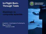 In-Flight Burn-Through Tests