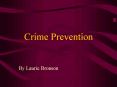Crime Prevention PowerPoint PPT Presentation