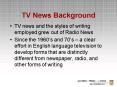 TV News Background PowerPoint PPT Presentation