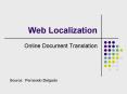 Web Localization PowerPoint PPT Presentation