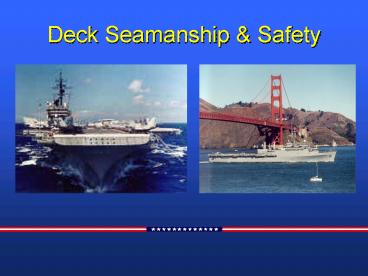Deck Seamanship