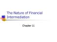 The Nature of Financial Intermediation PowerPoint PPT Presentation