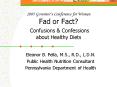 2005 Governors Conference for Women Fad or Fact Confusions PowerPoint PPT Presentation