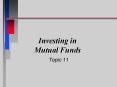 Investing in Mutual Funds PowerPoint PPT Presentation
