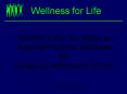 Wellness for Life PowerPoint PPT Presentation