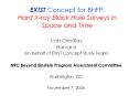 EXIST Concept for BHFP: Hard X-ray Black Hole Surveys in Space and Time PowerPoint PPT Presentation