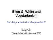 Ellen G. White and Vegetarianism