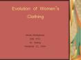 Evolution of Women PowerPoint PPT Presentation