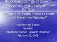 National Academies of Science SciTech Policy Fellows Seminar Screening for Mental Illness in Youth: PowerPoint PPT Presentation