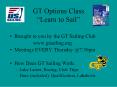 GT Options Class Learn to Sail PowerPoint PPT Presentation