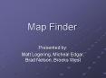 Map Finder PowerPoint PPT Presentation