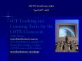 ICT Teaching and Learning Tasks for the LOTE Classroom PowerPoint PPT Presentation