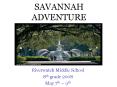 SAVANNAH ADVENTURE PowerPoint PPT Presentation