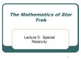 The Mathematics of Star Trek PowerPoint PPT Presentation