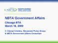 NBTA Government Affairs PowerPoint PPT Presentation