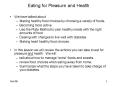 Eating for Pleasure and Health PowerPoint PPT Presentation