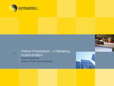 Partner Prioritization A Marketing Implementation