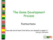 The Game Development Process