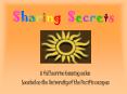 Sharing Secrets PowerPoint PPT Presentation