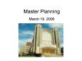 Master Planning PowerPoint PPT Presentation