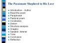 The Passionate Shepherd to His Love PowerPoint PPT Presentation