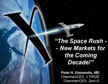 The Space Rush New Markets for the Coming Decade
