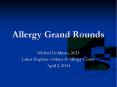Allergy Grand Rounds PowerPoint PPT Presentation