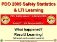 PDO 2005 Safety Statistics PowerPoint PPT Presentation