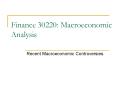 Finance 30220: Macroeconomic Analysis PowerPoint PPT Presentation
